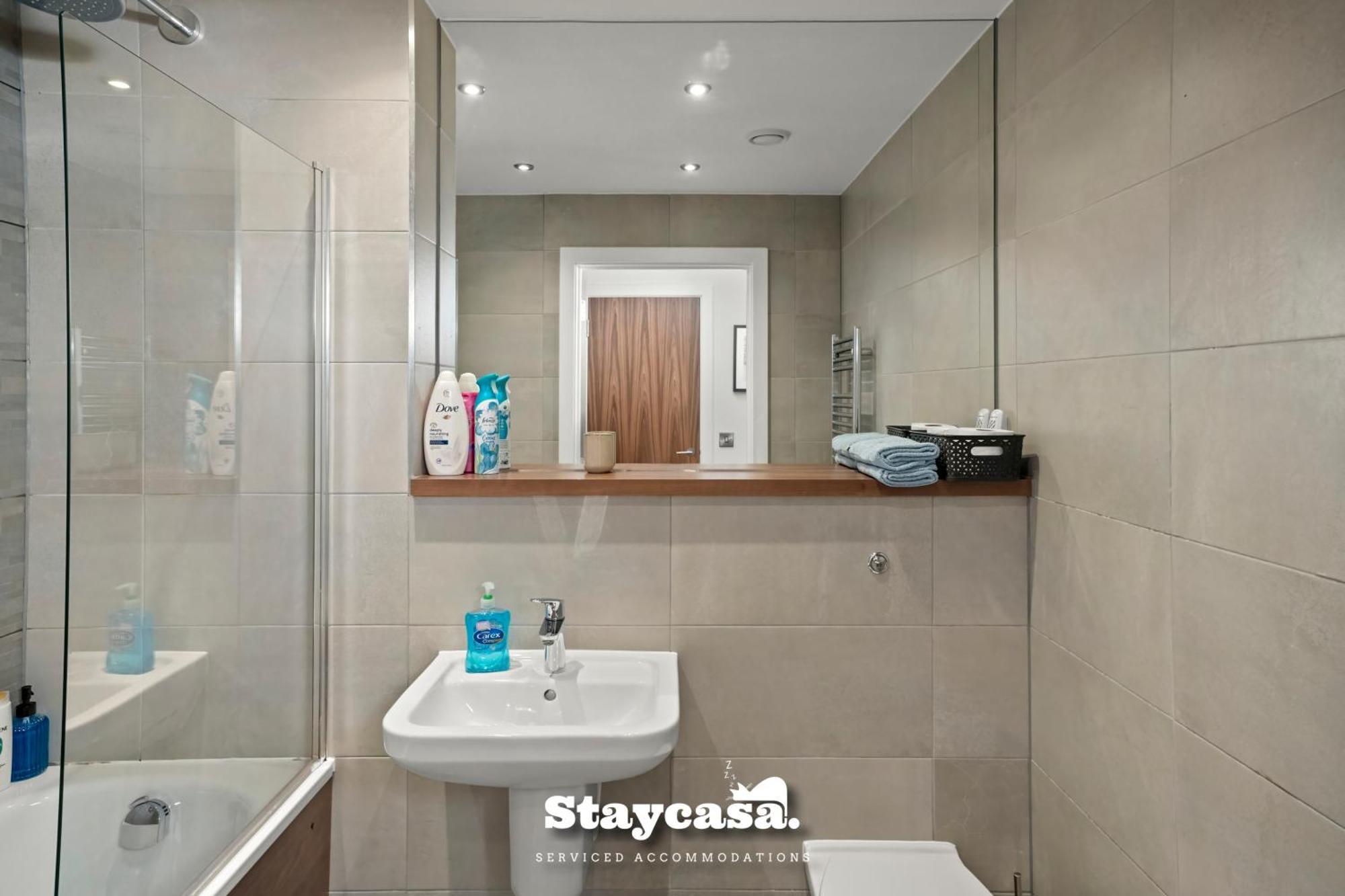 Spectacular Apartment Balcony View In City Centre Manchester Dış mekan fotoğraf