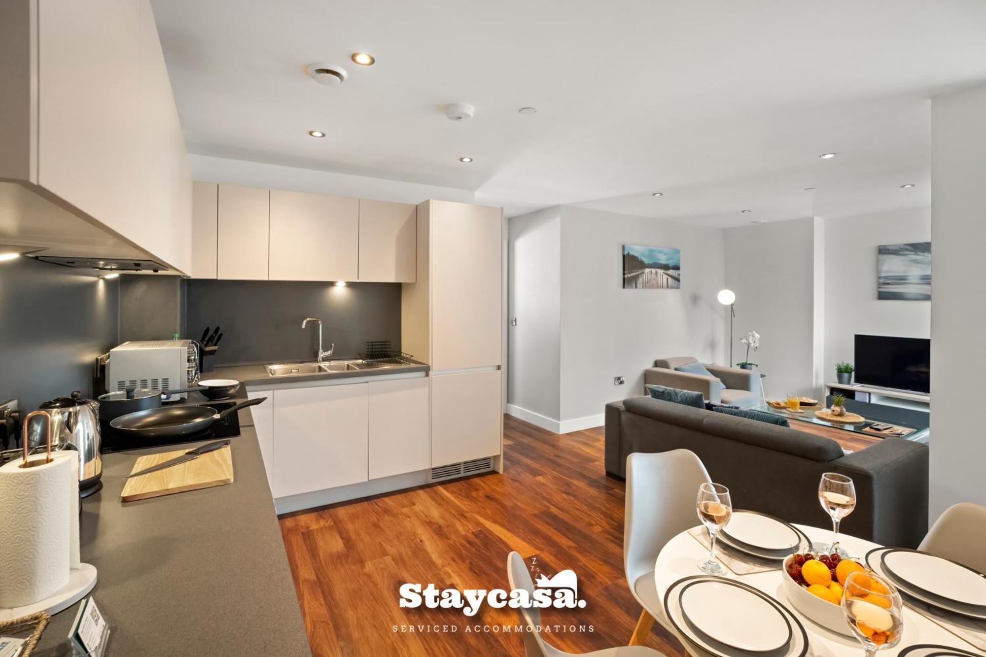 Spectacular Apartment Balcony View In City Centre Manchester Dış mekan fotoğraf