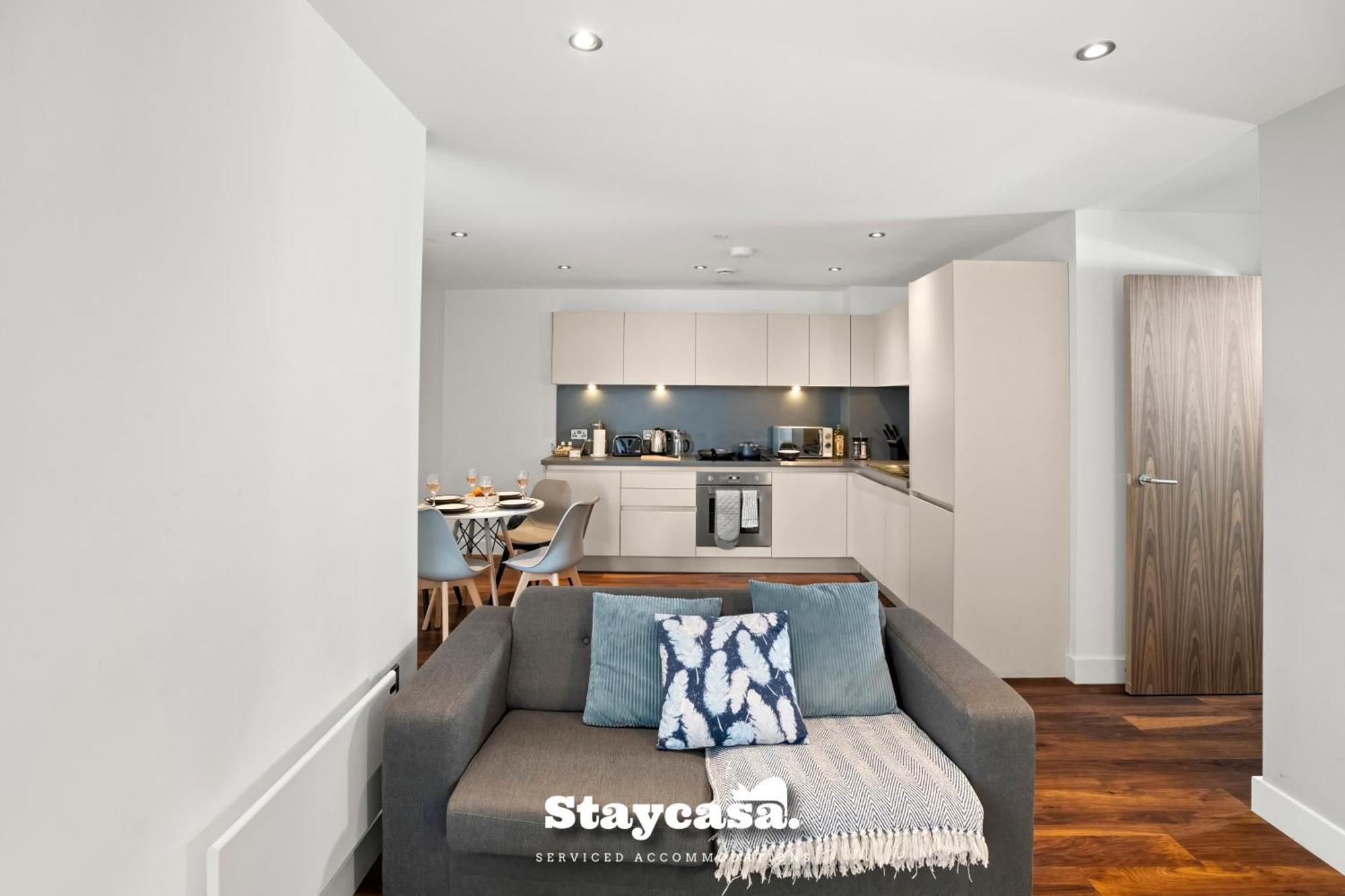 Spectacular Apartment Balcony View In City Centre Manchester Dış mekan fotoğraf