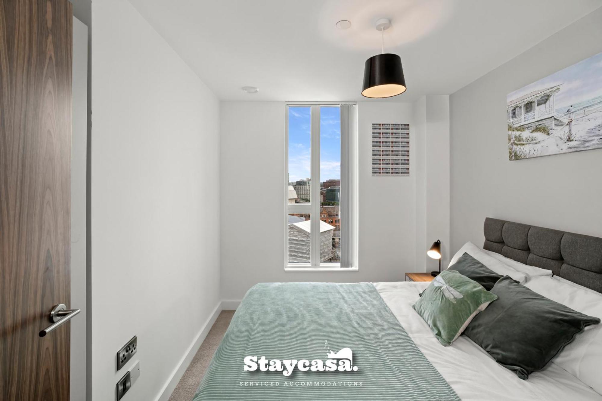 Spectacular Apartment Balcony View In City Centre Manchester Dış mekan fotoğraf