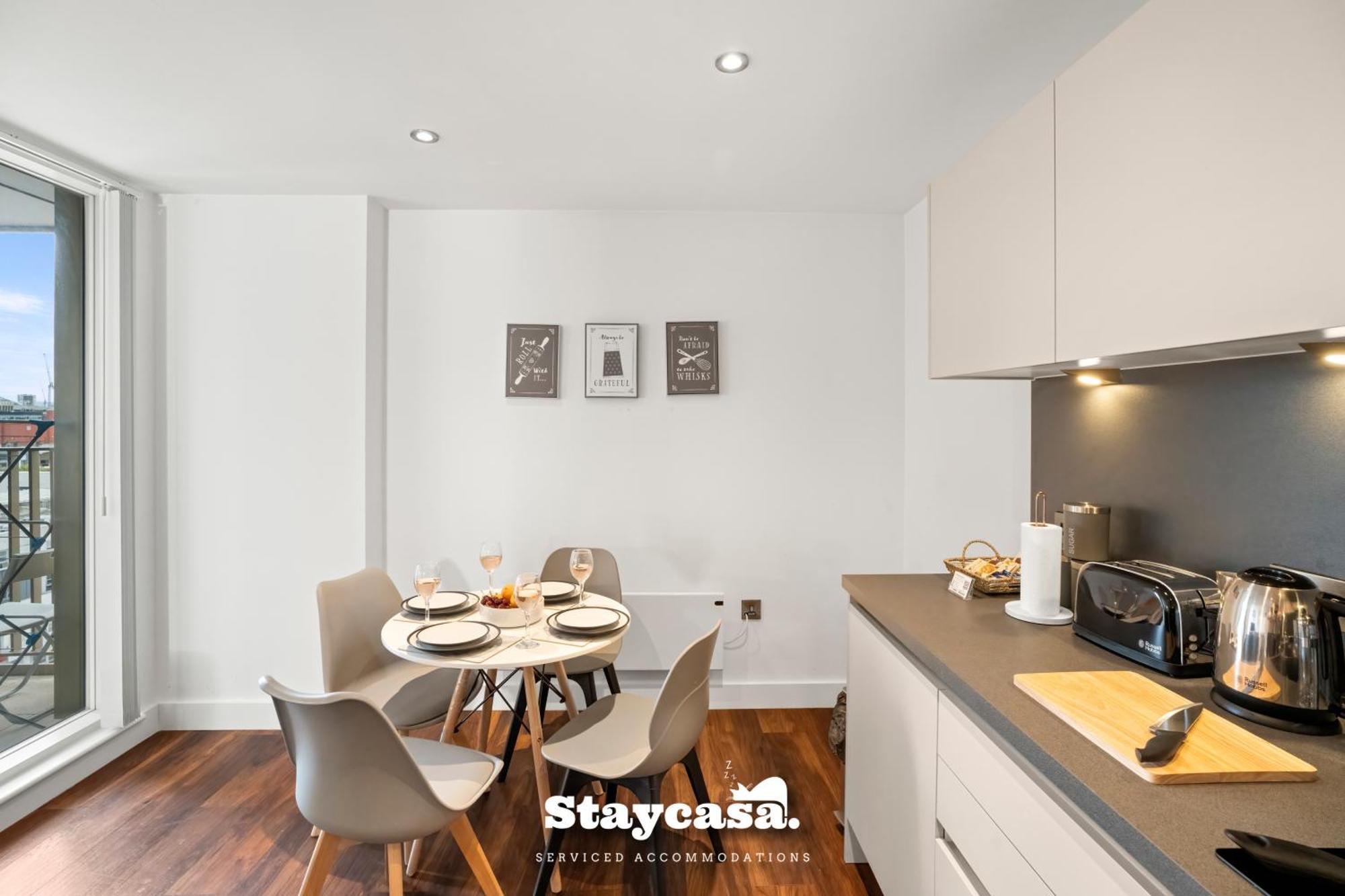 Spectacular Apartment Balcony View In City Centre Manchester Dış mekan fotoğraf